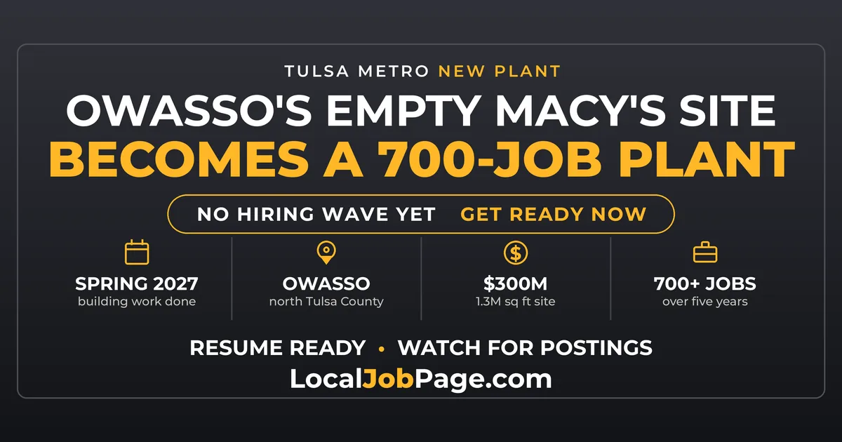 Greenheck Buys Owasso's Empty Macy's Center and Plans 700 Jobs