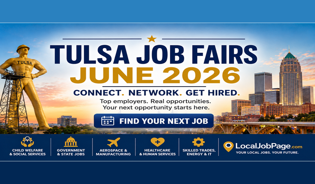 June 2026 Tulsa Job Fairs: Hiring Events & Career Fairs in the Oil Capital